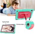 thumbnail image 6 of SOATUTO for Orbic Tab 8 inch Tempered Glass Screen Protector Film Come with Hybrid Case Built in Shoulder Strap Kickstand for 8" Orbic Tab 8 5G Verizon / For Orbic Tab 8 5G UW 8" - Green+Pink/1 Pcs, 6 of 6