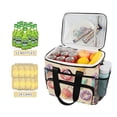 thumbnail image 2 of FORMRS Insulated Cooler Bag 24 Cans Capacity Soft Leakproof Lunch Box with Side Pockets, Beach Toys Pattern, 2 of 7