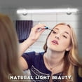 thumbnail image 2 of TFixol LED Mirror Lights Wireless Portable Rechargeable Vanity Light 3 Brightness Touch Control Makeup Light for Bathroom Dressing Room, 2 of 6