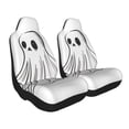 thumbnail image 2 of Pofeuu Cute Ghost Simple Drawing Print Automotive Car Seat Covers Flat Cloth Full Set Seat Covers,Car Seat Covers front seats for Cars Trucks and SUVs-1, 2 of 9