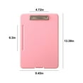 Kingfansion 2 in 1 A4 File Box Plastic Folder Organizer Clipboard Pink kingfansion-2-in-1-a4-file-box-plastic-folder-organizer-clipboard-pink