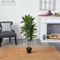 thumbnail image 2 of Plante en Soie de Dracaena de 48 Po (Toucher Réaliste), 2 of 5