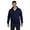 Navy, variant on Adult EcoSmartÂ® 50/50 Full-Zip Hooded Sweatshirt