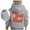 Grey, variant on Girls Graphic Hoodie Soft Long Sleeve Sweatshirt Cute Pullover Top Comfortable Casual Outfit for Kids and Teens