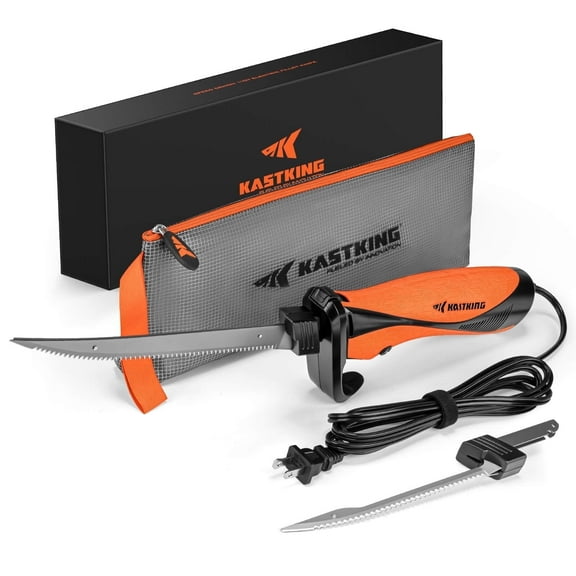 KastKing Speed Demon Electric Fillet Knife, High Torque, 2 Blade Sets