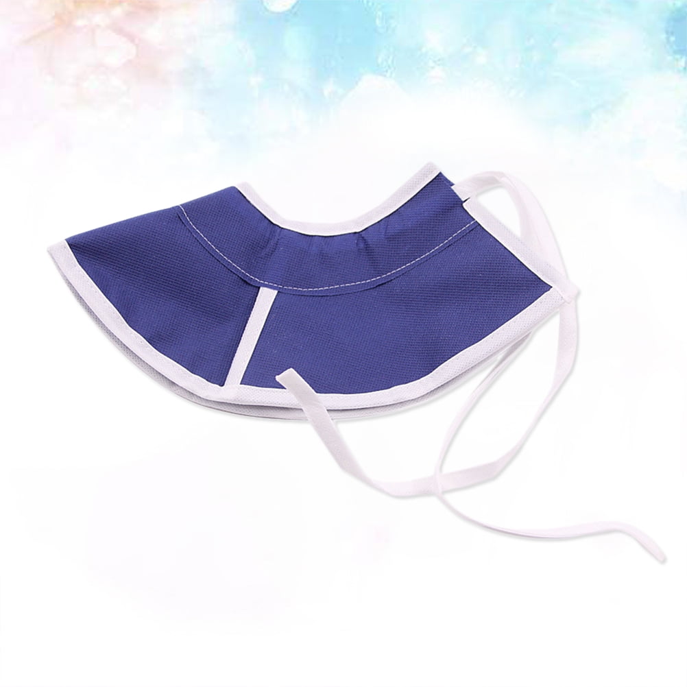 UPOUART Blue Dog Elizabeth Collar Lightweight Breathable Non Woven Fabric Adjustable Fit