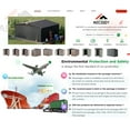 thumbnail image 2 of AECOJOY 14' x 12' Outdoor Storage Shed with Lockable Door Patio Metal Garden Storage Building in Dark Gray for Outside, 2 of 7