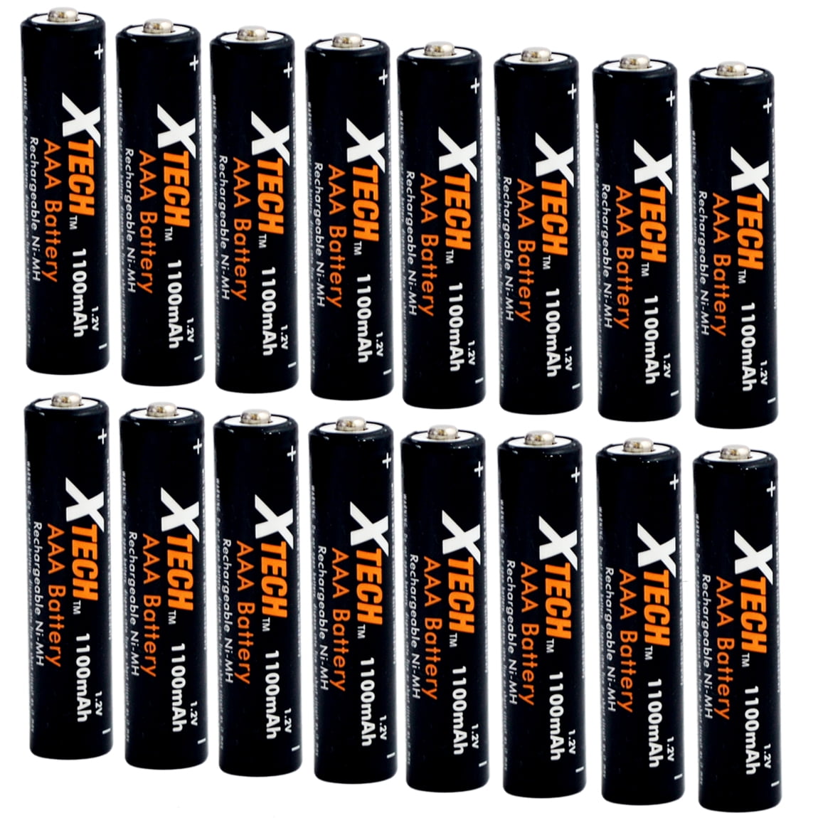 Xtech a Ultra High Capacity 1100mah Ni Mh Rechargeable Batteries 8 Pack Walmart Com