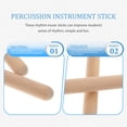 thumbnail image 3 of SWETRACE 55Pack Rhythm Rods for Kids Synthetic Material Percussion Instruments for Classroom, 3 of 4