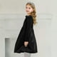 thumbnail image 5 of Odeerbi Niñas de Manga Larga de Terciopelo Vestidos Primavera Otoño Ruffle Princesa Vestido Acampanado A-Line Dress, 5 of 9
