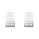 thumbnail image 1 of Monstrate Metal Stencil Window Templates Mould Embossing Decor Cards Photo Dies Stamps Frame Scrapbooking Crafts DIY Template 2Conjunto, 1 of 6