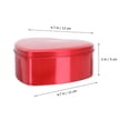 thumbnail image 2 of 10pcs Caja de regalo en forma de corazón Festival Simple Candy Container Party Tinblate Box, 2 of 7