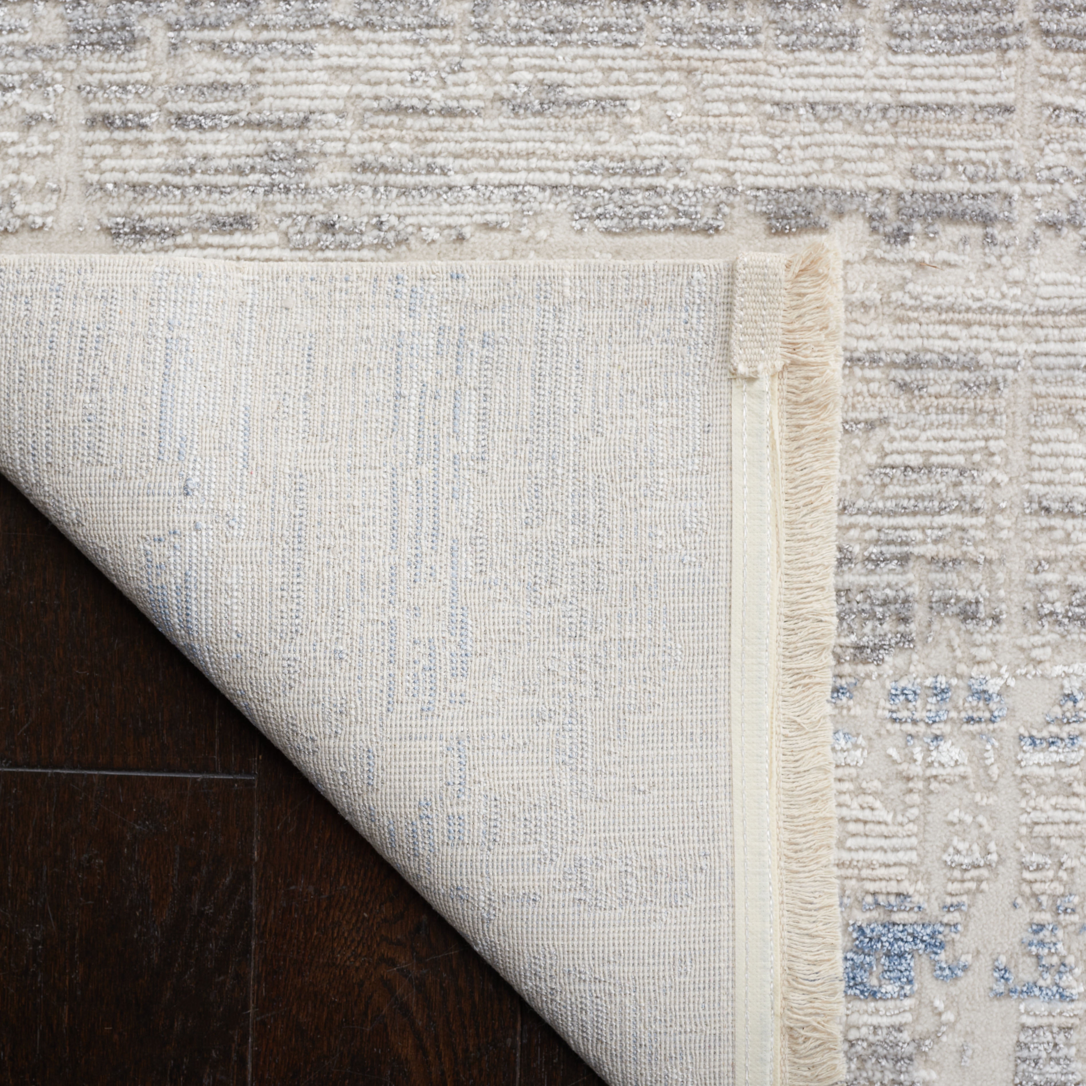 SAFAVIEH Whisper Zowie Camo Area Rug, Grey/Blue, 8' x 10'