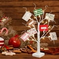 thumbnail image 2 of Christmas Tree with Gift Cards, Money Tree Gift Holder, White Lighted Birch Tree Tabletop 2 FT 24 LED, Light Up Display Twig Gift Card Tree with 12 Clear Clips for Home Christmas Decorations, 2 of 6