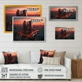 thumbnail image 4 of Designart "Orange And Pink Architectural Marvels I" City Art Deco Wall Decor, 4 of 5