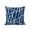 Blue, variant on 1 Pack Outdoor Throw Pillow, Black Geometric Waterproof Pillow with Insert Included, Abstract Stripes Modern Simple Decorative Accent Cushion Sofa Pillows for Patio Porch, 16 x 16 In