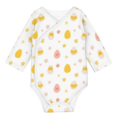 

Tebeau Funny Chicken Print Baby Long Sleeve Bodysuit Long Sleeve Onesies Romper For Girls Boys Clothes Baby Onesies-6 Months