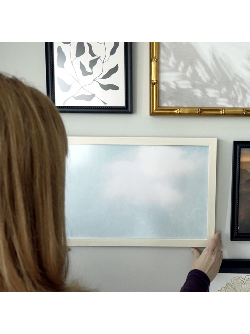 18x27 Frame White Wheat Solid Wood Picture Frame | Moulding Width