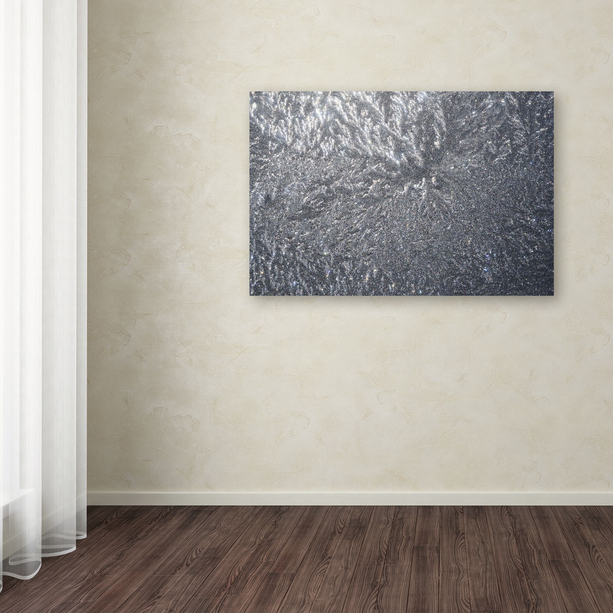 Trademark Fine Art "Sunlight Frost Abstract" Canvas Art by Kurt Shaffer