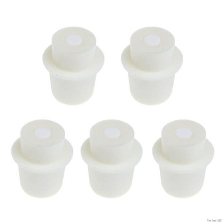 

5Pcs Laboratory Stopper-Tapered Stopper Plug For Flask Test Tube 7 Sizes
