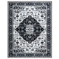 thumbnail image 4 of Dwelke Machine Washable Rug Vintage Washable Area Rugs with Non Slip Rugs for Living Room Bedroom Traditional Rug Accent Carpet, Home Decor Office Boho Rug,6'x9' Black, 4 of 8