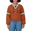 thumbnail image 4 of Women's WEAR by Erin Andrews Texas Orange Texas Longhorns Lace-Up Pullover Sweater, 4 of 4