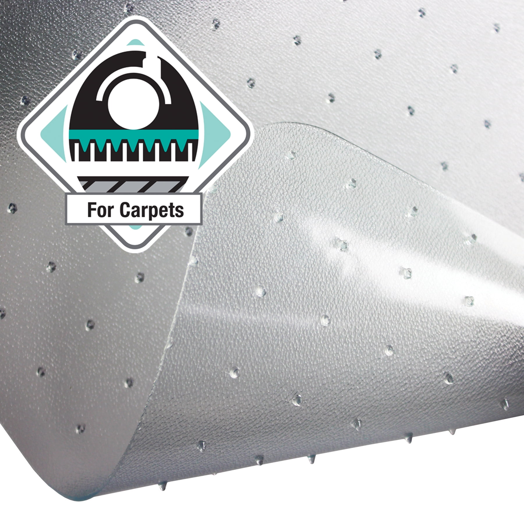 Advantagemat® Vinyl Lipped Chair Mat for Carpets up to 3/8" - 36" x 48"