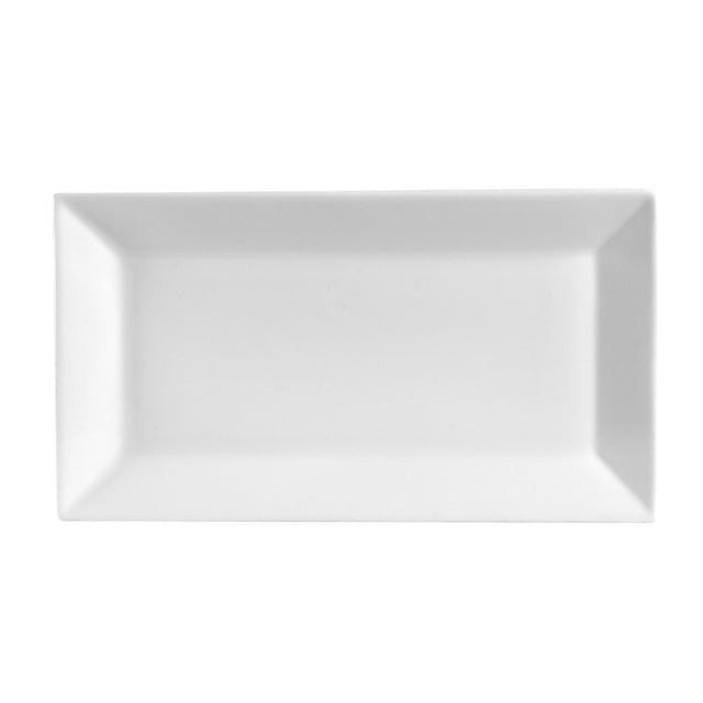 Plato Yanco ML-208 rectangular 20x13cm de porcelana súper blanco