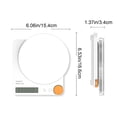 thumbnail image 3 of kkbbma Clearance under $5 Food Scale, Digital Kitchen Scale,Food Kitchen Electronic Scale Digital Ounces And Grams For Cooking Baking Meal Prep Dieting And Weight Loss, 3 of 8