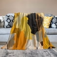 thumbnail image 2 of Creowell Abstract Brush Strokes Flannel Throw Blanket for Couch Sofa Bed Lightweight All Seasons Excellent Hand Feel Blanket 60x80in, 2 of 6
