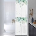 thumbnail image 3 of Teal Botanical Window Privacy Film, Spring Weeping Eucalyptus Leaves Static Cling UV Sun Blocking Heat Control Window Tint Day and Night, Non-Adhesive One Way Windows Privacy Cover 17.7''x78.7'', 3 of 7