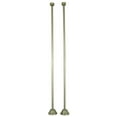 thumbnail image 1 of Kingston Brass Cc488 Straight Water Supply Line - Satin Nickel Finish, 1 of 1