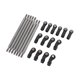 thumbnail image 5 of Kit De Varilla De Acoplamiento Para Automóvil RC, Kit Completo De Varilla De Acoplamiento Para Automóvil RC De Acero Inoxidable De 6 Mm De Diámetro Fácil Instalación, 5 of 7