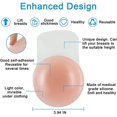 thumbnail image 3 of 2 implantes mamarios de silicona para mujer Levantamiento de senos (pétalo + redondo) - parche mamario invisible con cordón, 3 of 5