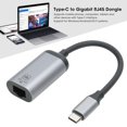 thumbnail image 3 of TypeC to Gigabit RJ45 Network Port Adapter Short Cable for Windows Android OS X, 3 of 8