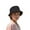 Black, variant on Toptie Classic Kids Cotton Bucket Hat Summer Outdoor UV Sun Protection Hat for Boys Girls-Yellow