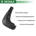 thumbnail image 4 of Guardabarros Splash Mud Flaps para Mitsubishi Lancer-ex 2010-2016 con accesorios de montaje, 4 of 6