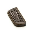 thumbnail image 3 of Vitodeco Genuine Leather Smart Key Fob Case with Leather Key Strap Compatible for Acura MDX, Acura RDX 2022 -2023 (5-Button, Brown), 3 of 6