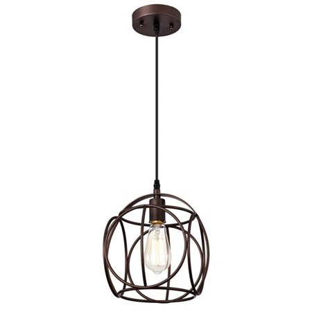 

Chloe Lighting CH2D808RB10-DP1 10 in. Ironclad Industrial 1 Light Mini Pendant Ceiling Fixture Oil Rubbed Bronze