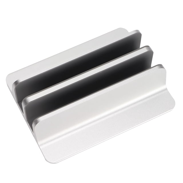 Estante Para Computadora Portátil, Soporte Para Computadora Portátil, Diseño Curvo 3D, Vertical, 2 Ranuras, Tamaño Ajustable Con Llave Hexagonal Para El Hogar, La Oficina, El