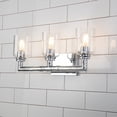 thumbnail image 5 of Lucas McKearn Rampart 3-light Metal Bath Vanity Light in Polished Chrome, 5 of 5