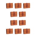 thumbnail image 1 of Qarigey Monedero de cuero para mujer, tríptico Rectangular, elegante tarjetero de Color sólido, compartimento para efectivo, billetera, Oro marrón 10piezas, 1 of 6
