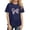 Navy, variant on YOUYEDIAN Top for Girls Summer Y2k Short Sleeve Bow Graphic T Shirts Teen Fashion Crew Neck Clothes (White, 13-14 Years)