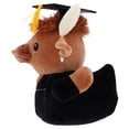 thumbnail image 3 of Small Bull Duck Plush, Brown and Black, Graduation by Way To Celebrate, 3 of 5