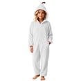 thumbnail image 2 of LEKWK Halloween Onesie Kids Hooded Funny Costume Cosplay Pajamas Cozy Warm Flannel Sleepwear Animal Onesie Fleece Jumpsuit Loungewear, 2 of 7