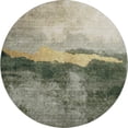 thumbnail image 2 of Addison Rugs Mayfield Premium Machine Washable Transitional Modern Fern Round Rug, 8' x 8', 2 of 5