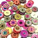 thumbnail image 4 of 100 piezas de botones de fondo plano flores de 2 agujeros botones de coser adornos para Scrapbooking, Cardmaking y proyectos de 20 mm perfecl  Botones de madera de 2 agujeros, 4 of 7