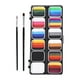 thumbnail image 4 of Face Body Paint Set Pintura facial con pinceles Paleta de pintura fácil de usar Paleta cosmética para disfraces Festivales de música Festival Fiesta Fernando Pintura de cara y cuerpo, 4 of 8