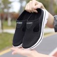 thumbnail image 5 of Daolelai Couple Men and Women Summer Mesh Half-Slippers Casual Shoes Breathable Sandals One-Step -On Closed-Toe Slippers, 5 of 9