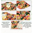 thumbnail image 4 of HAPPY BAY Men's Hawaiian Short Sleeve Summer Caribbean Party Shirt Fashion Halloween Costumes Button Down Shirts for Men 4XL Hippie Skulls Black, 4 of 4